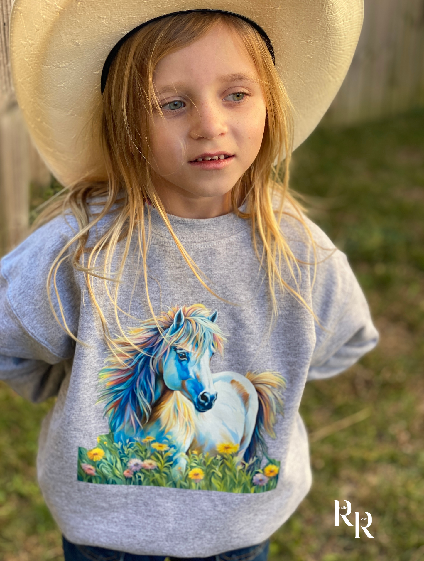 Pony & Wildflowers Youth Sweatshirt