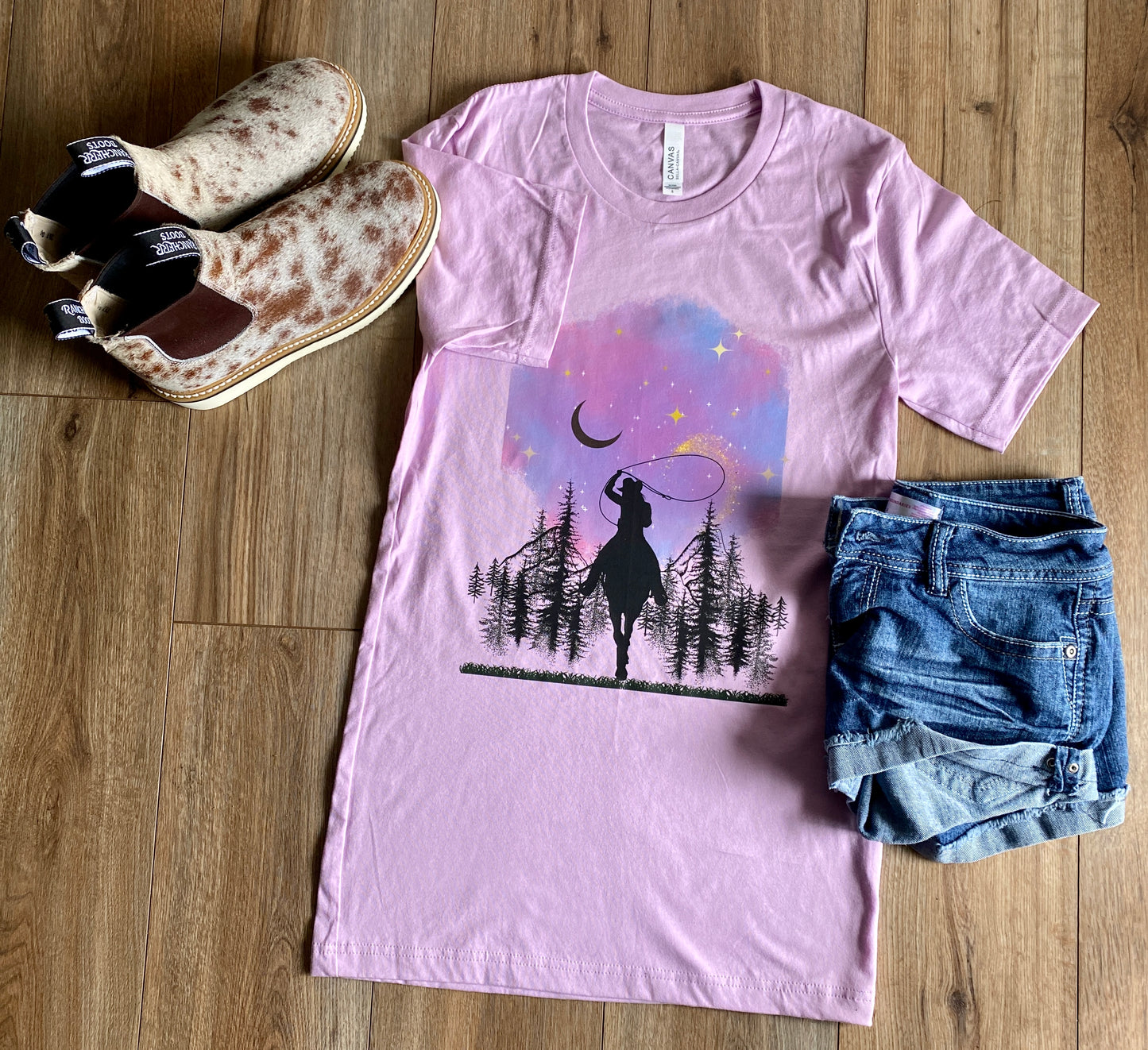 Ropin' at Dusk Tee