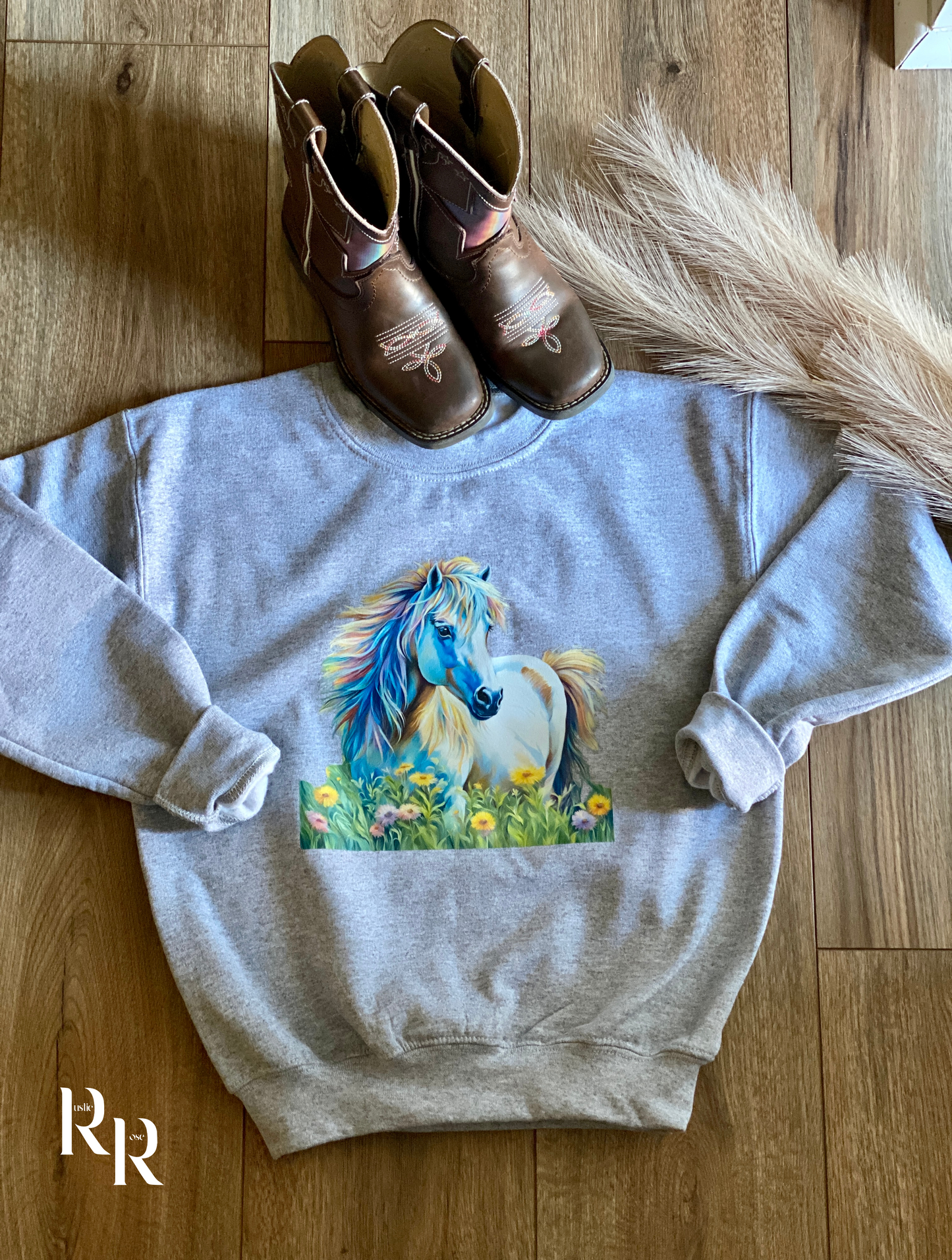 Pony & Wildflowers Youth Sweatshirt