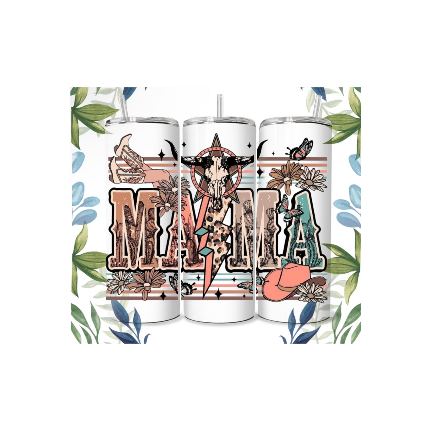 Western Mama Tumbler | Western Drinkware | Rustic Rose Brand