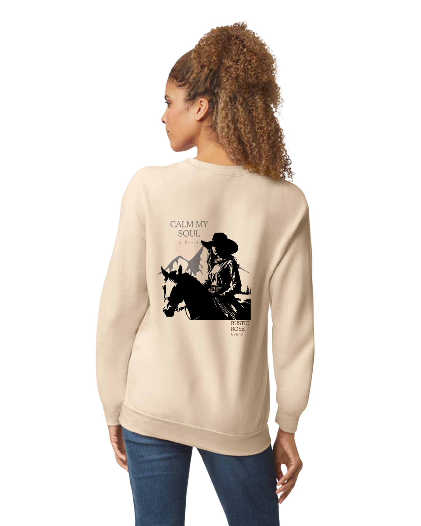Calm My Soul Sweatshirt – Cozy Western Pullover | Rustic Rose Brand