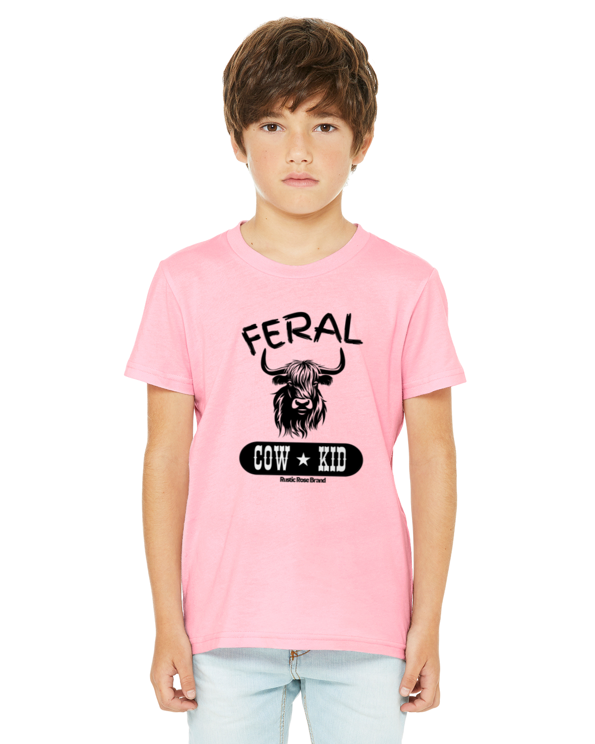 Feral Cow Kid Youth Tee
