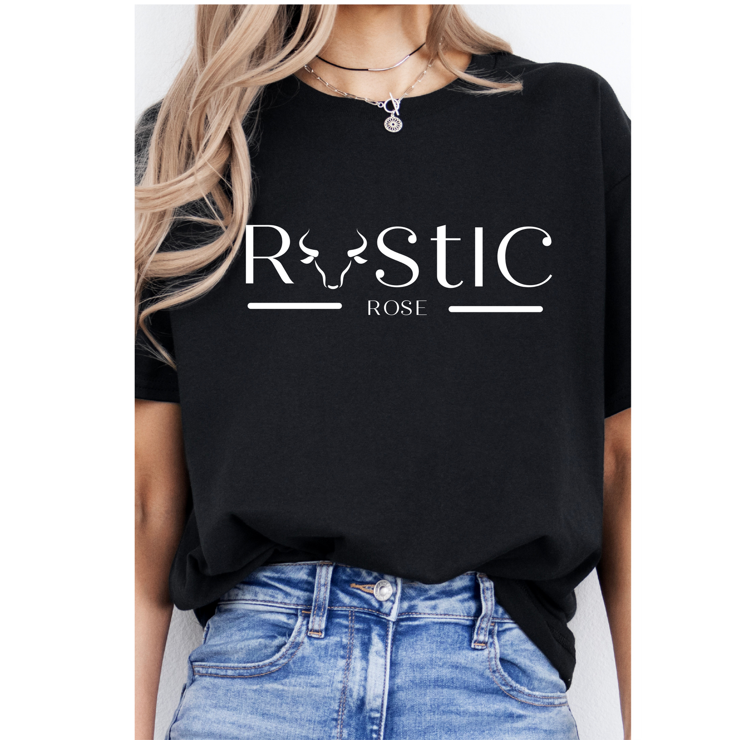 Rustic Rose Logo Tee