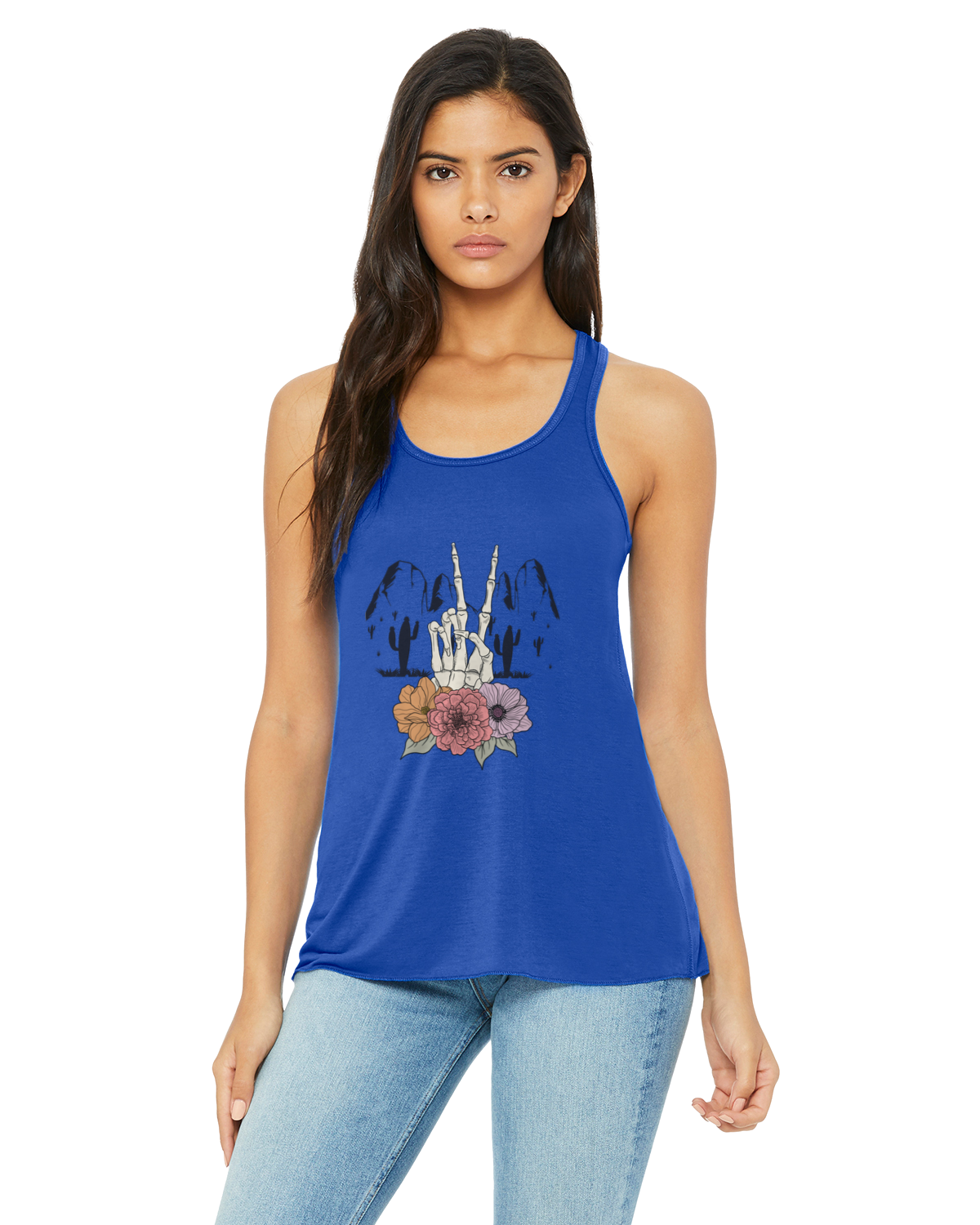 Peace and Flowers Tank