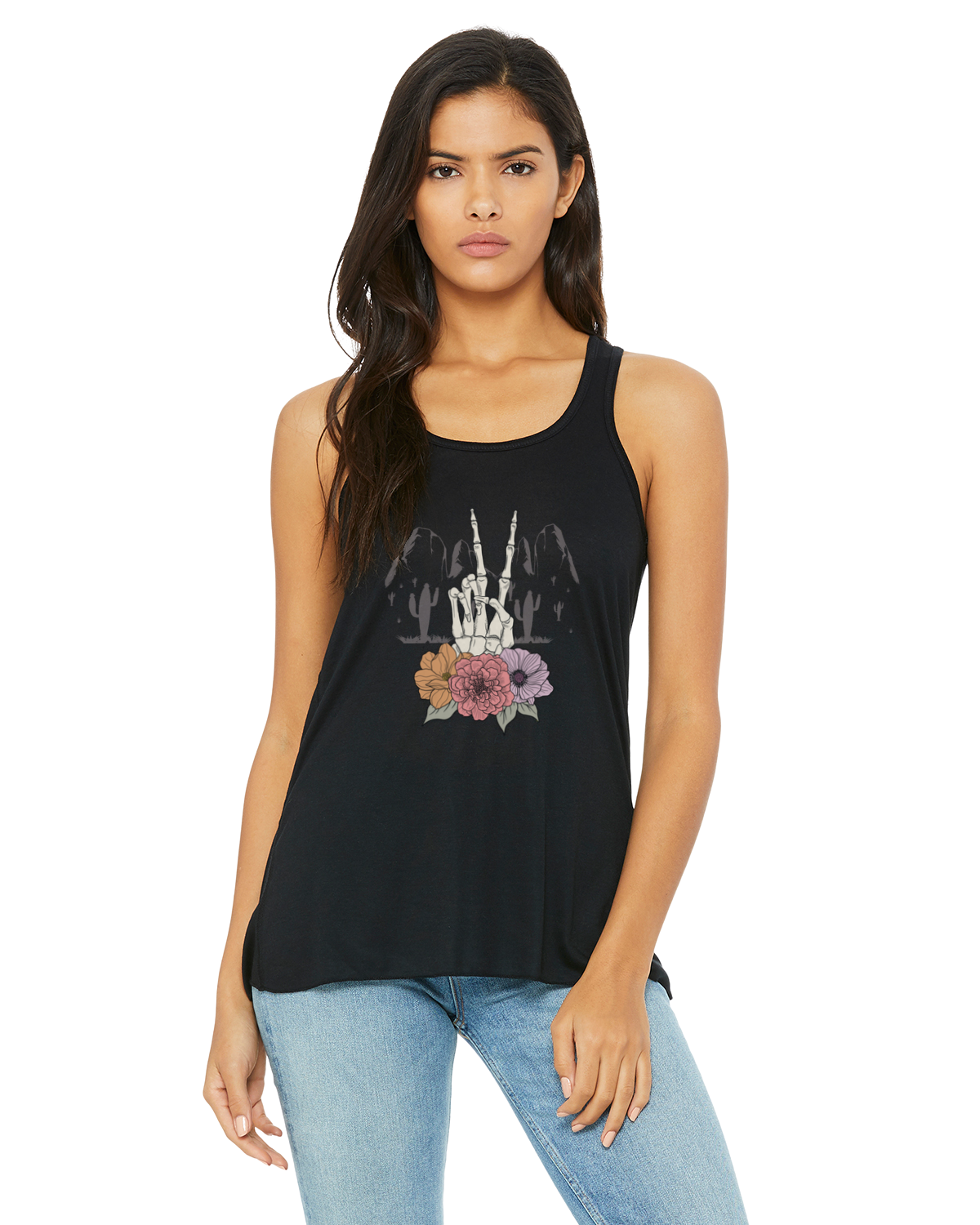 Peace and Flowers Tank